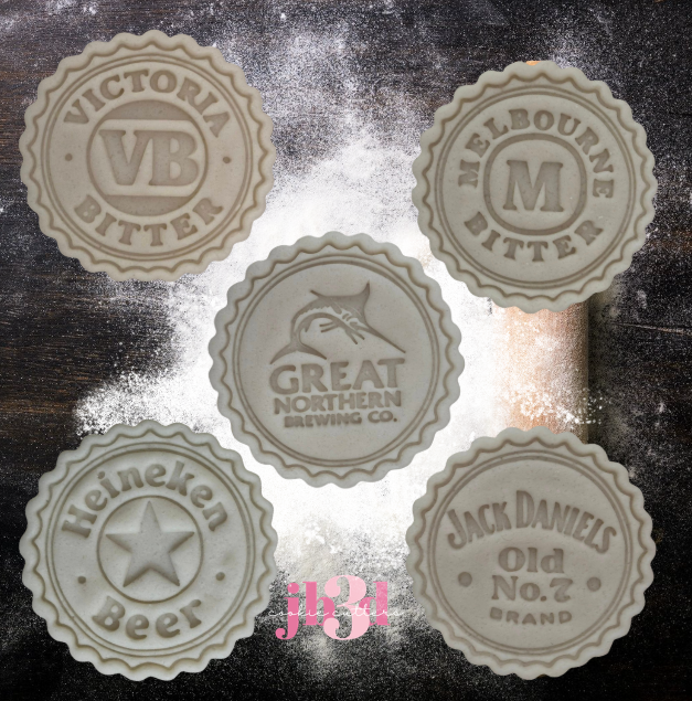 Stubbie/Beer Bottle Tops - Cutters & Embosser Stamps