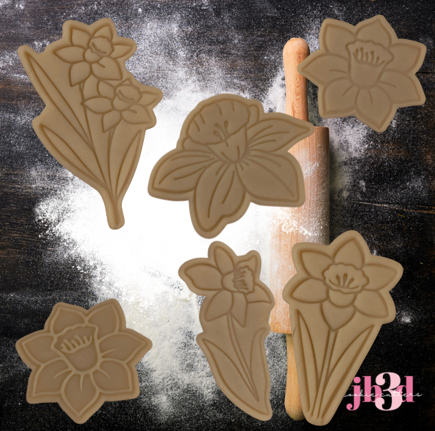 Daffodils - Cutters & Embosser Stamps