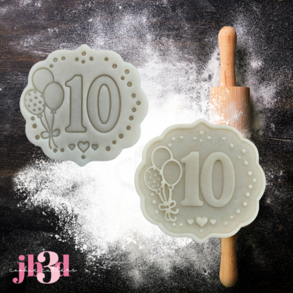 Ten 10 - Cutters & Embosser-Debosser Stamps
