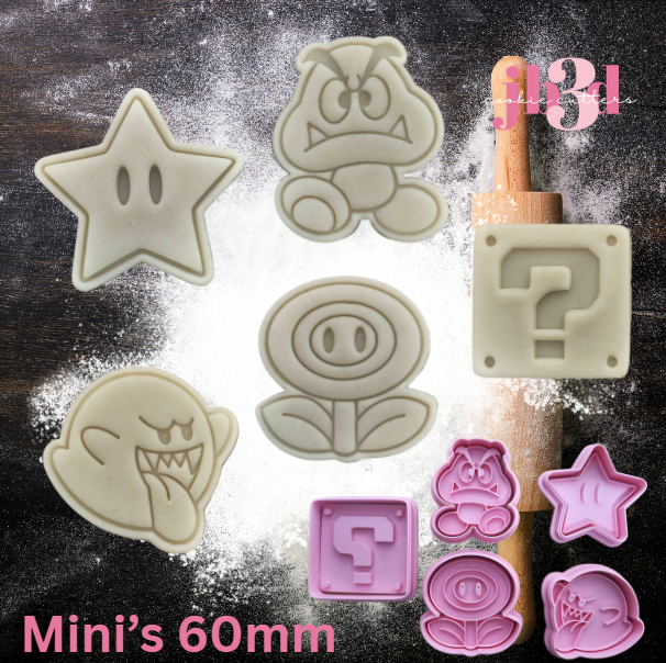 Mario Minis - Cutters and Embosser Stamps