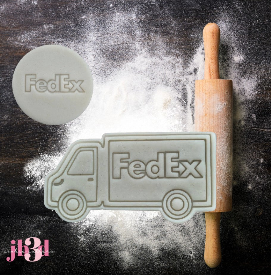 FedEx delivery Truck Cutter & Embosser Stamps