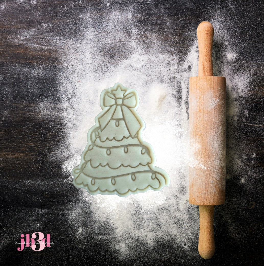 Christmas Tree - Cutter & Embosser Stamp