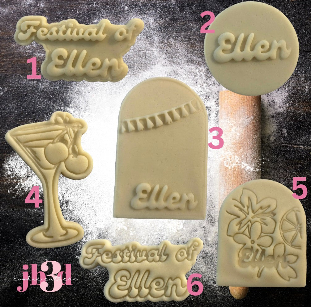 CUSTOM ELLEN SET - Cutters & Stamps