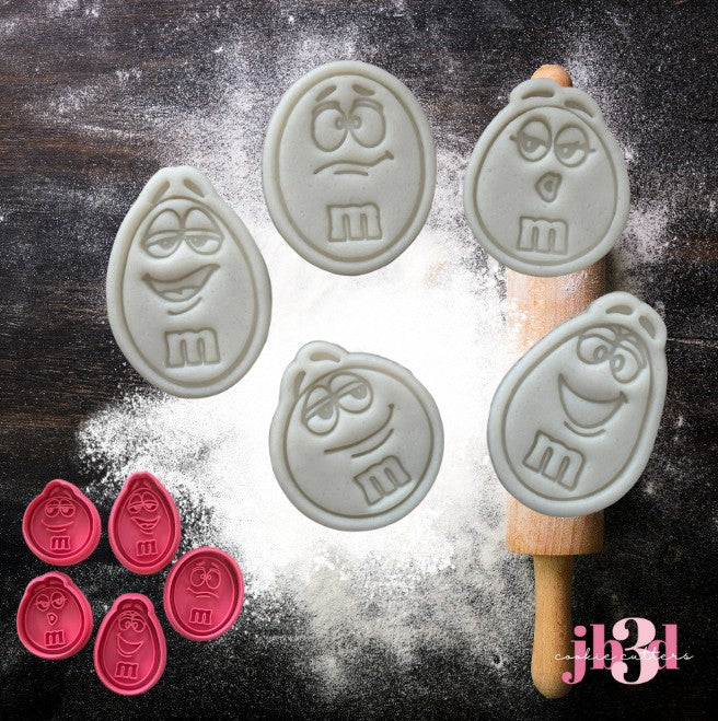 M & M's MINIS - Cutters & Embosser Stamps
