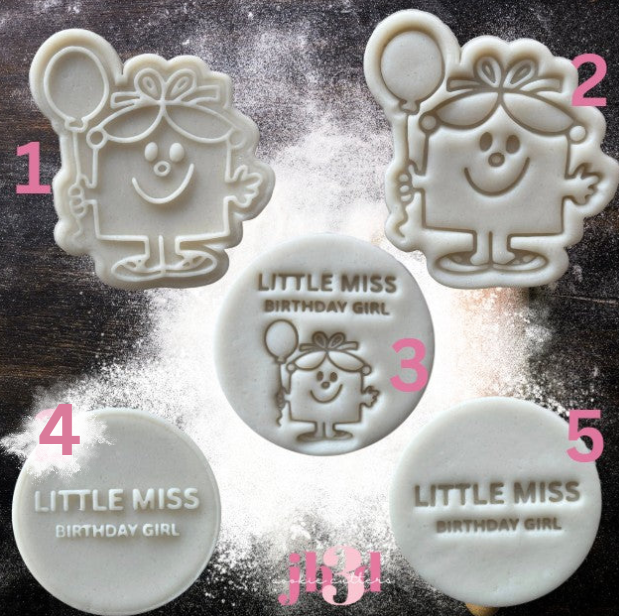 Little Miss Birthday Girl - Cutters and Stamps