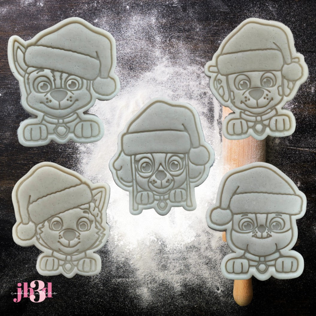 Paw Patrol Christmas - Cutters & Embosser Stamps