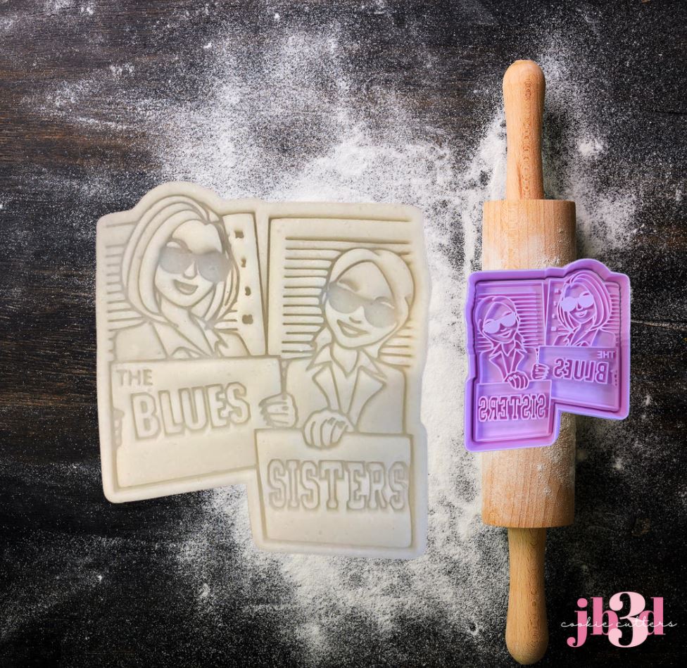 Custom Blues Brothers/Sisters - Cutters & Embosser Stamps