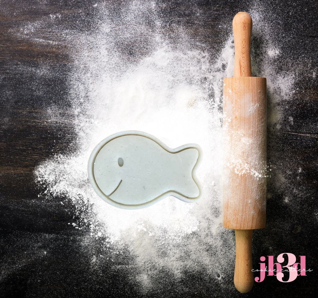 Fish - Asoorted Sizes Cutter & Embosser Stamp