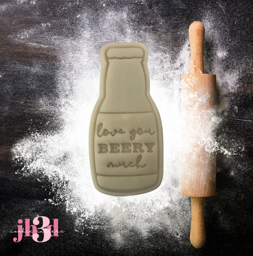 Love you BEERY much - Cutter & Embosser Stamp