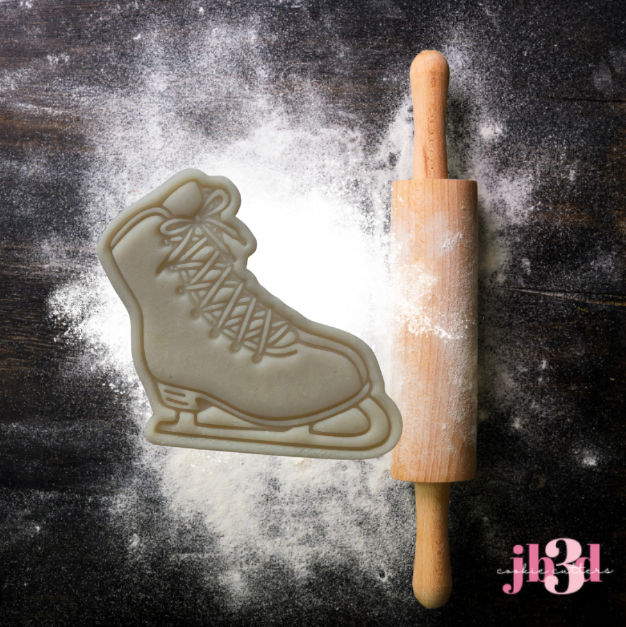 Ice Skate - Cutter & Embosser Stamp