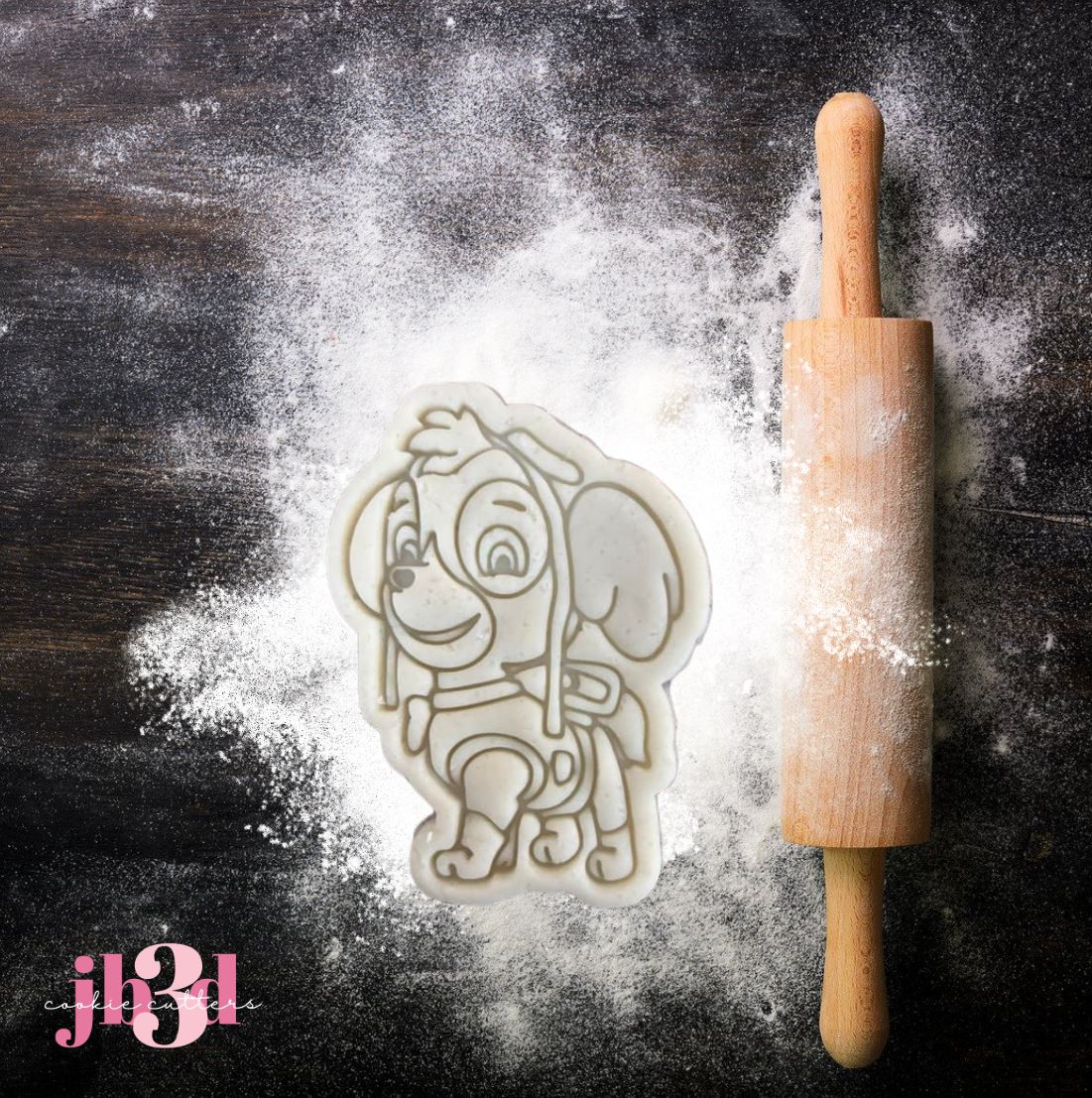 Skye Paw Patrol - Cutter & Stamp