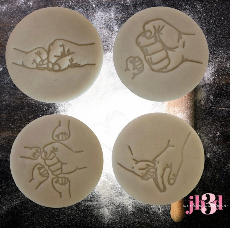 Fist Bumps - Fathers day 70mm Stamps