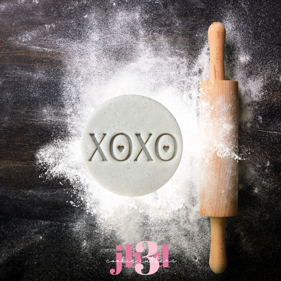 XOXO - 70mm Round Embosser Stamp