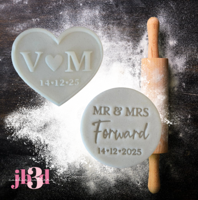 Custom Wedding V & M - Set of 2