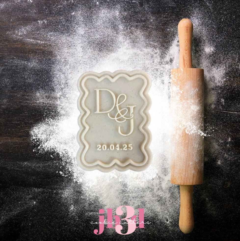 Custom Initial/Date - Cutter & Debosser Stamp