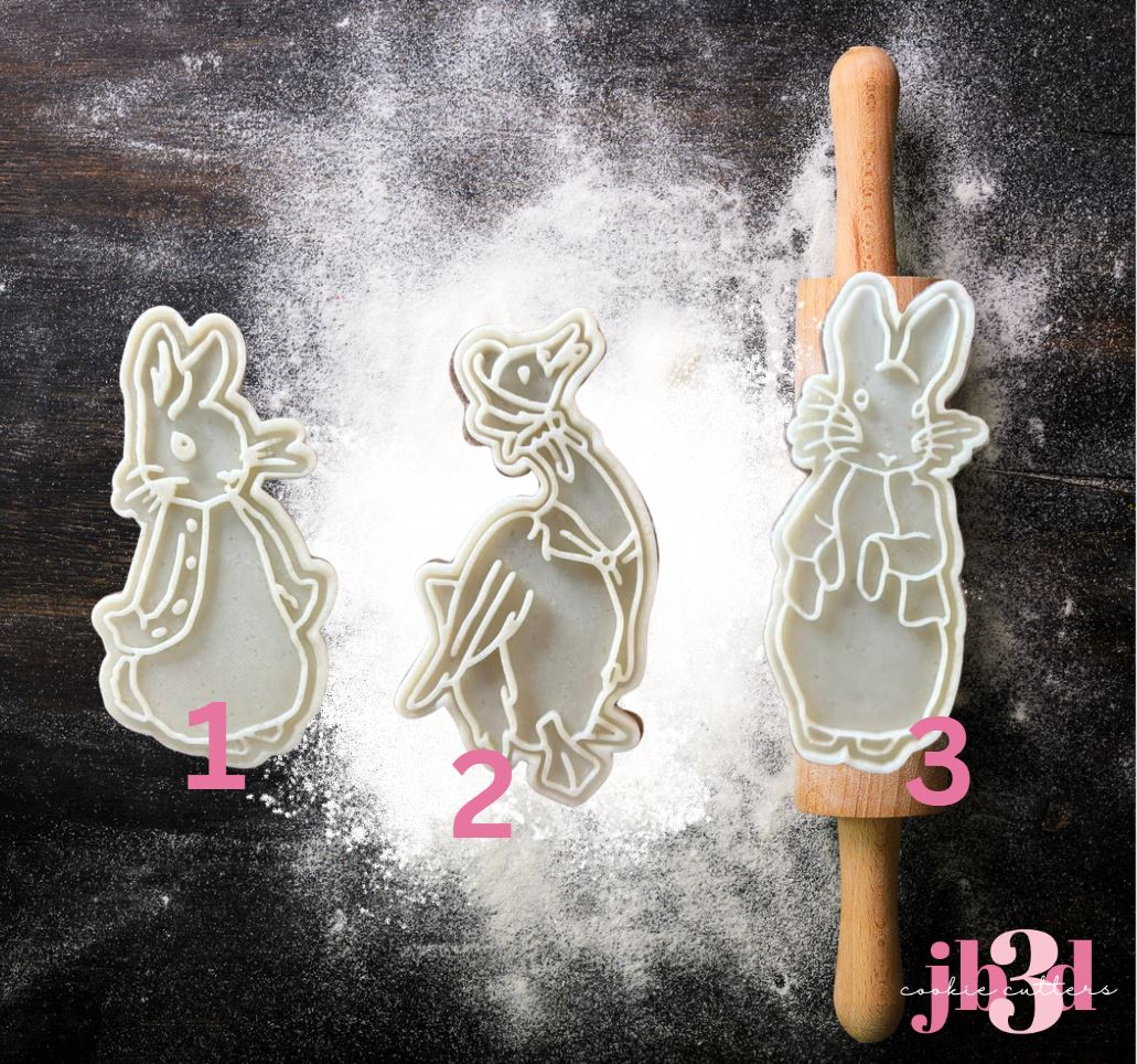 Peter Rabbit - Cutters & Debosser Stamps