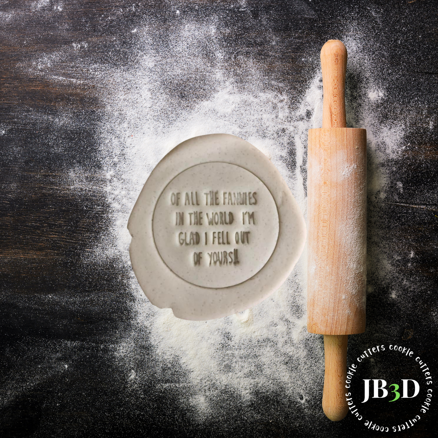 Of all the fannies in the world I'm glad I fell out of yours - Stamp