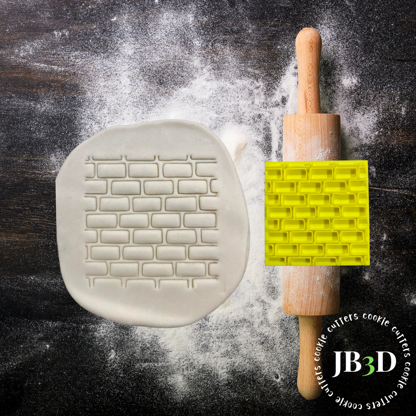 BRICKS Pattern 100mm Embosser