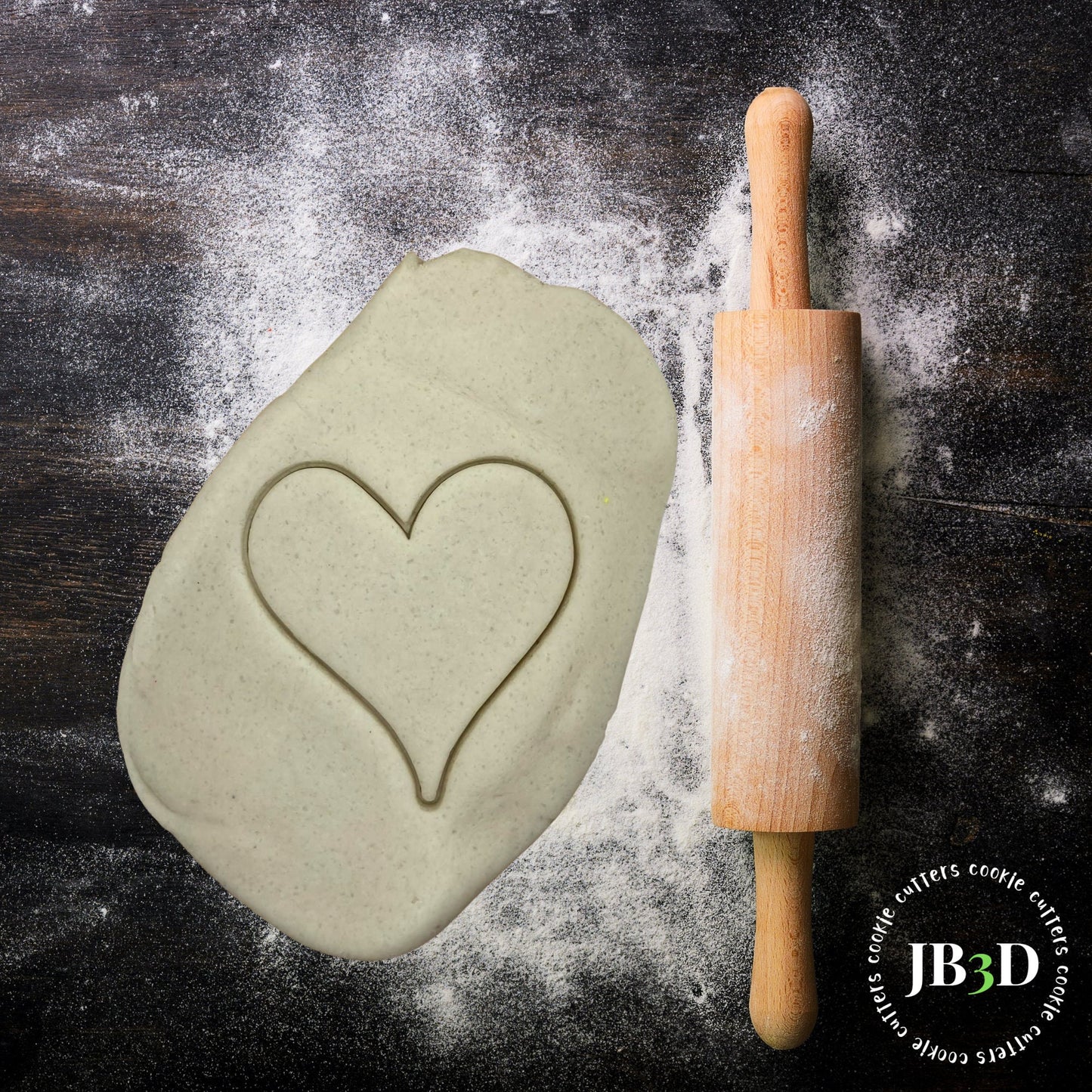 LARGE HEART 4 Cookie Cutter