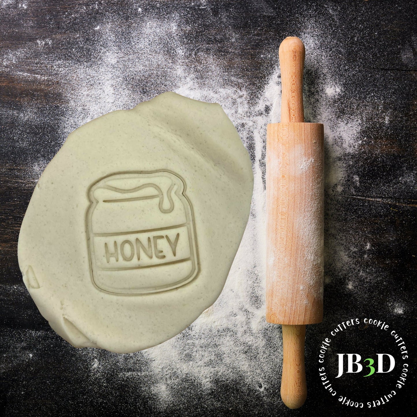 HONEY Cookie Cutter & Stamp
