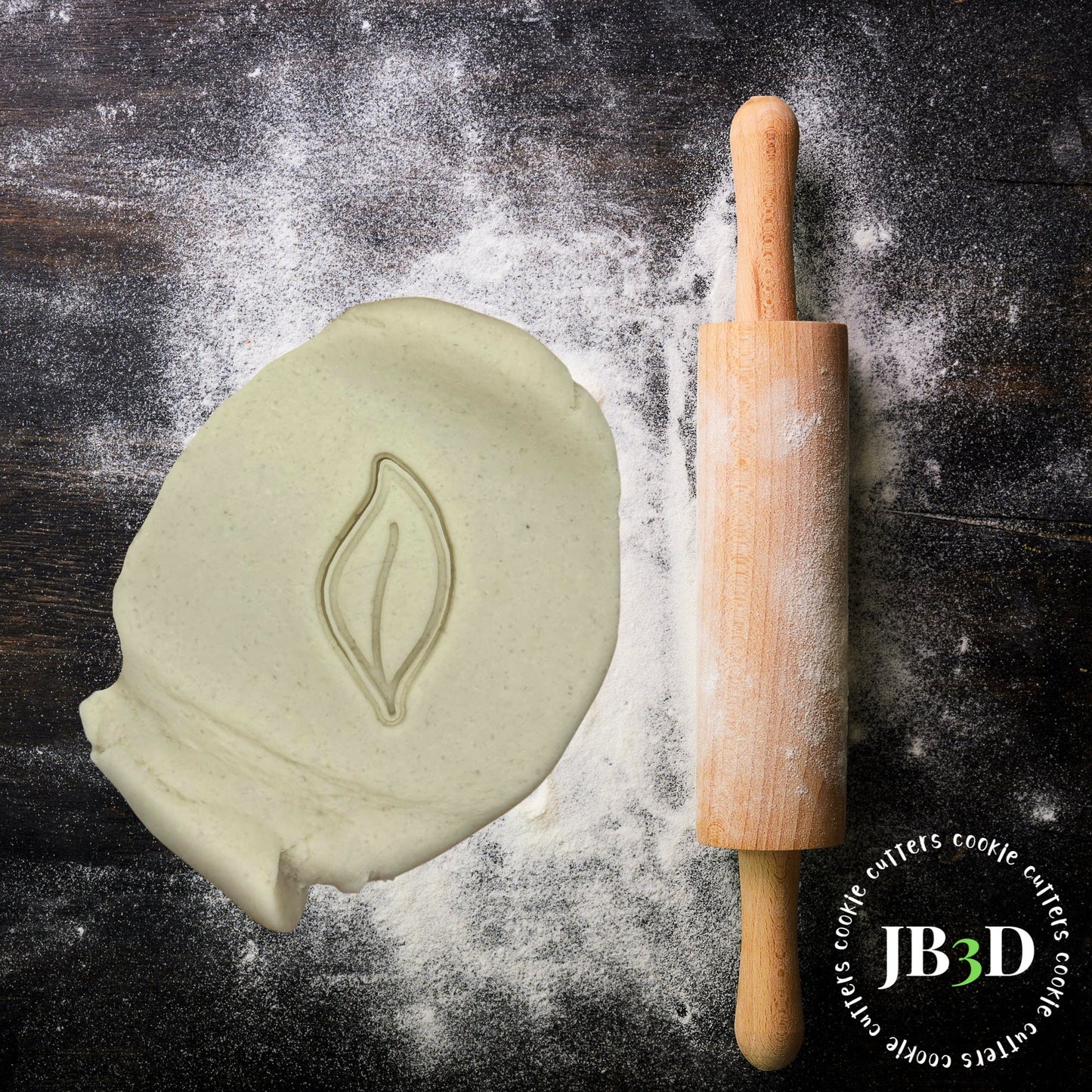 LEAF Cookie Cutter & Stamp