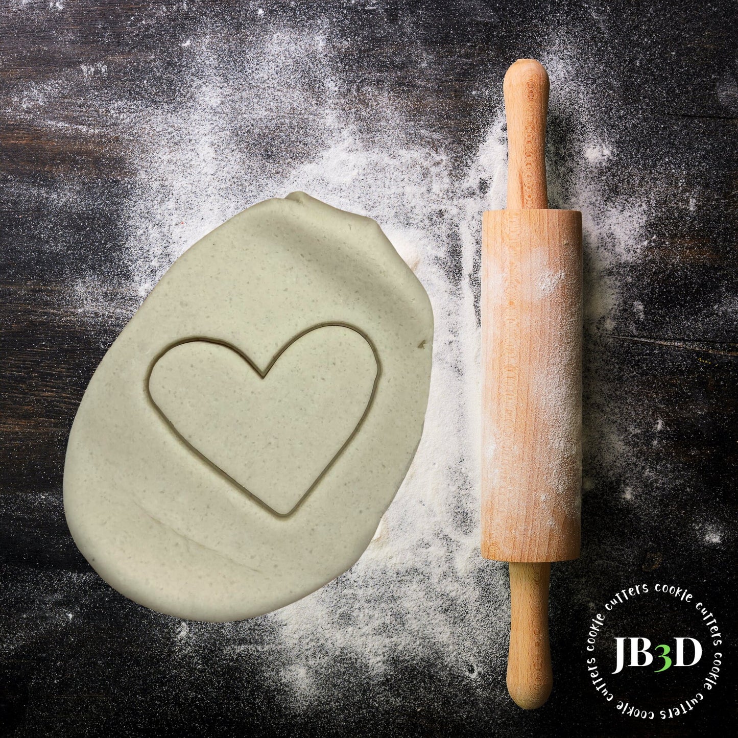 LARGE HEART 1 Cookie Cutter