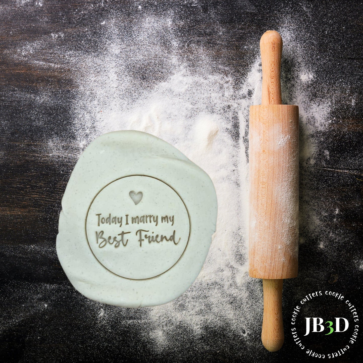 Today I MARRY my BEST FRIEND Stamp