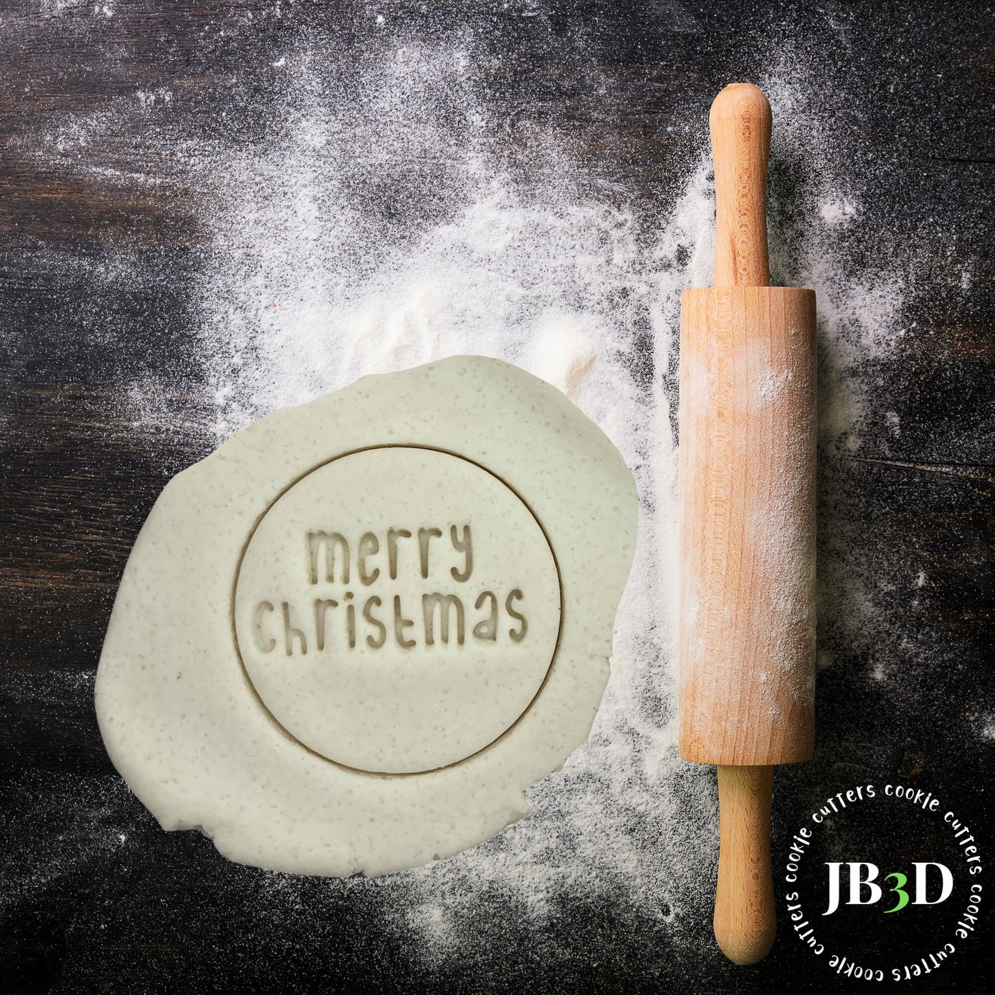 MERRY CHRISTMAS Stamp