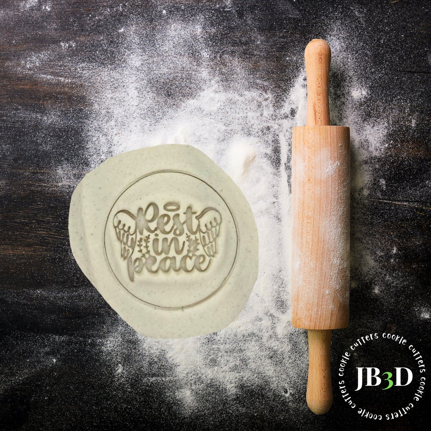 REST IN PEACE Cookie Stamp