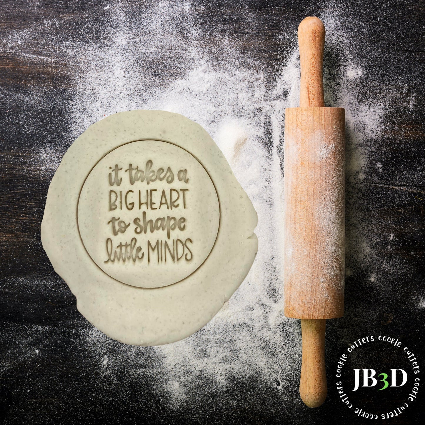 It takes a BIG heart to shape LITTLE MINDS Stamp