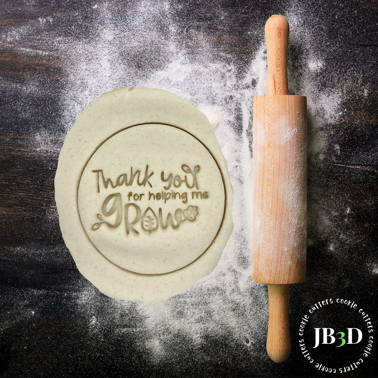 THANKS for helping me GROW Stamp