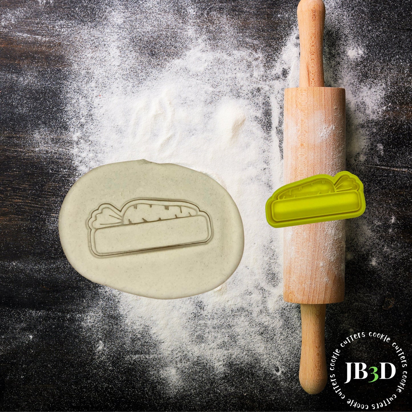 CUSTOM NAME CARROT Cookie Cutter and stamp