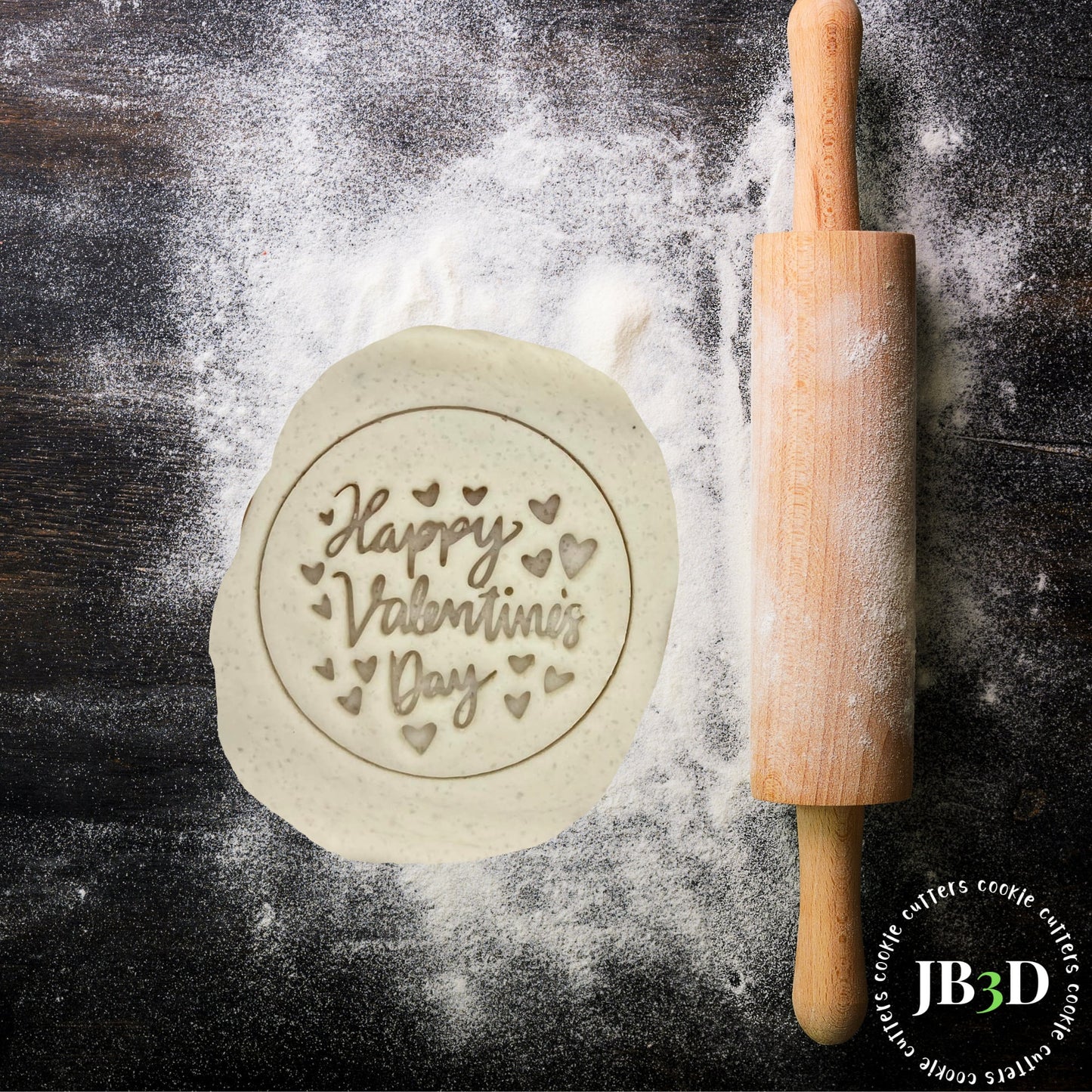 HAPPY VALENTINES DAY Cookies Stamp/Embosser