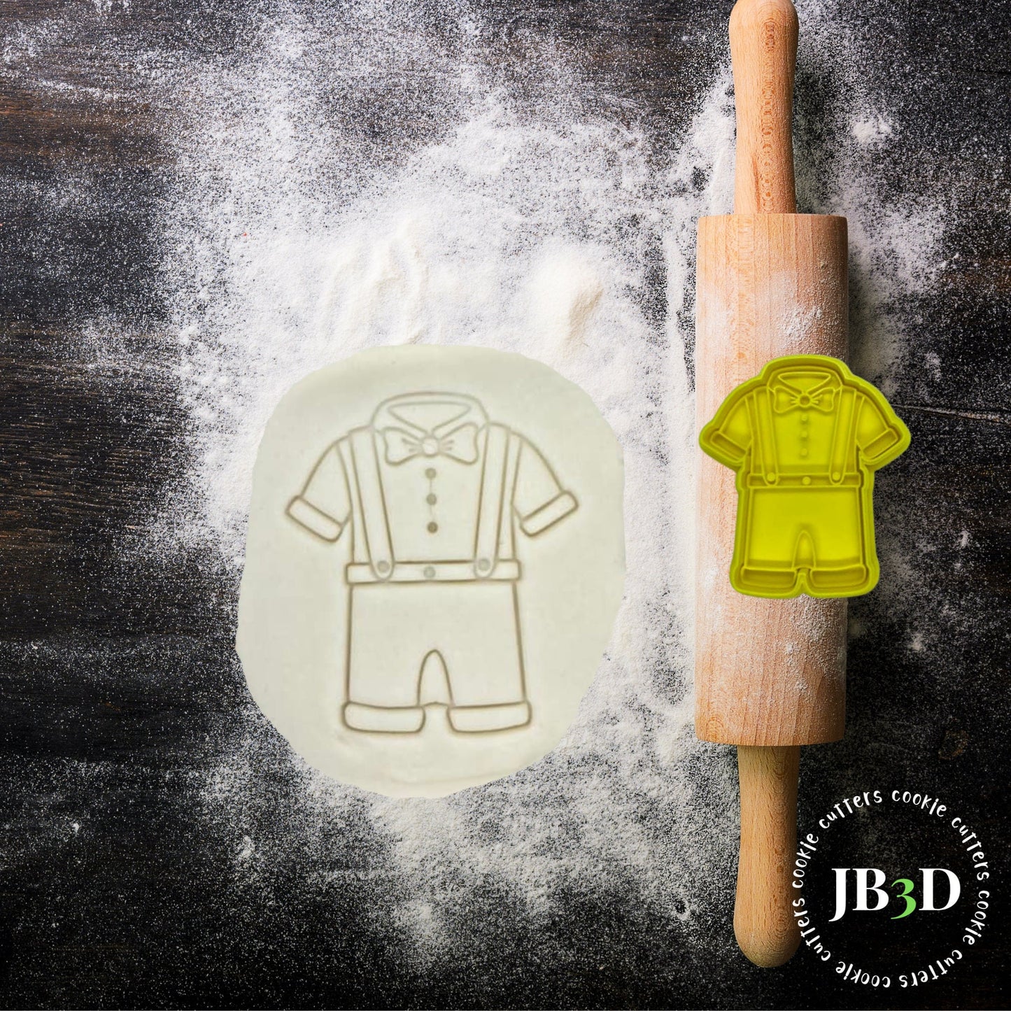BABY SUIT Cookie Cutter & stamp