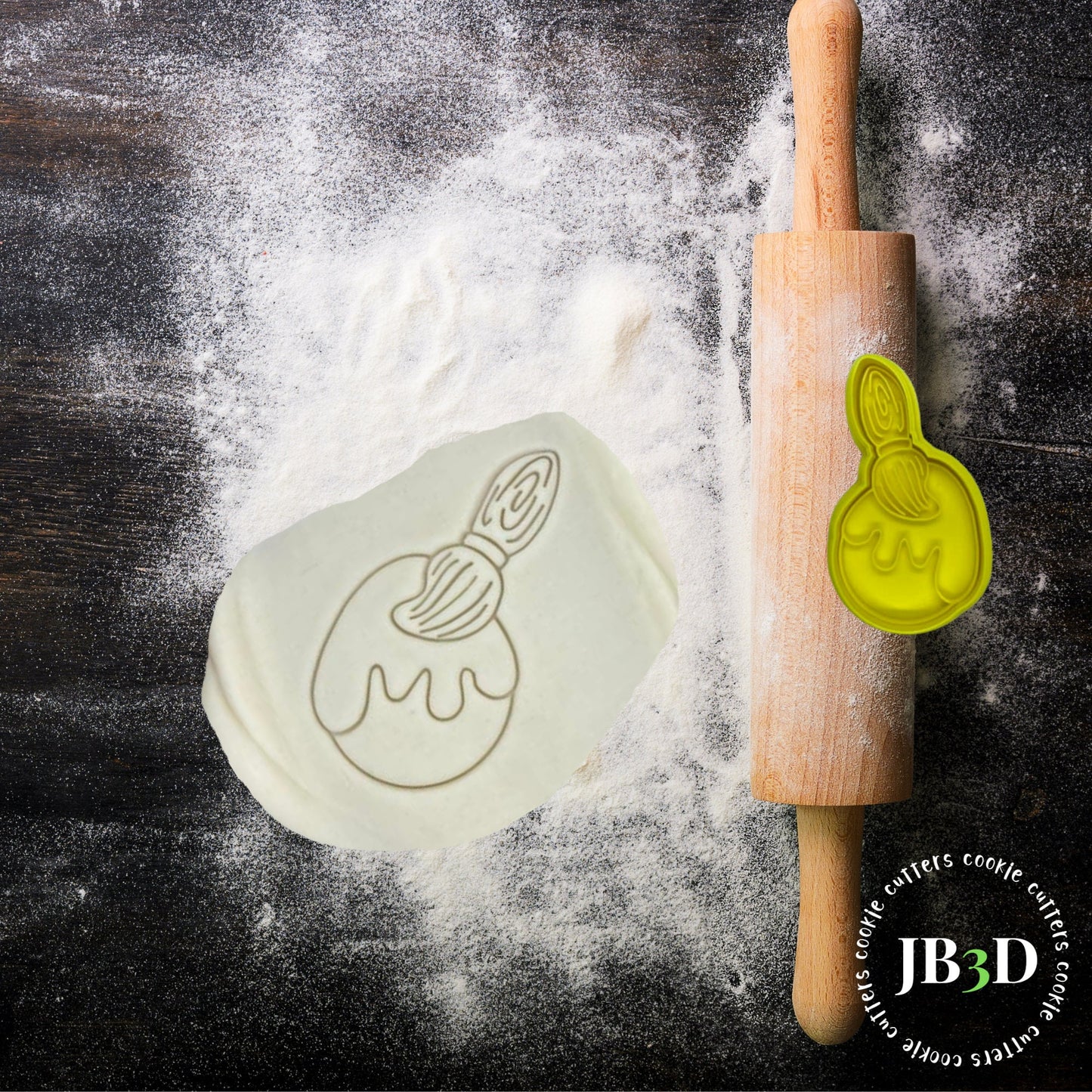 EASTER EGG PYO Cookie Cutter & Stamp