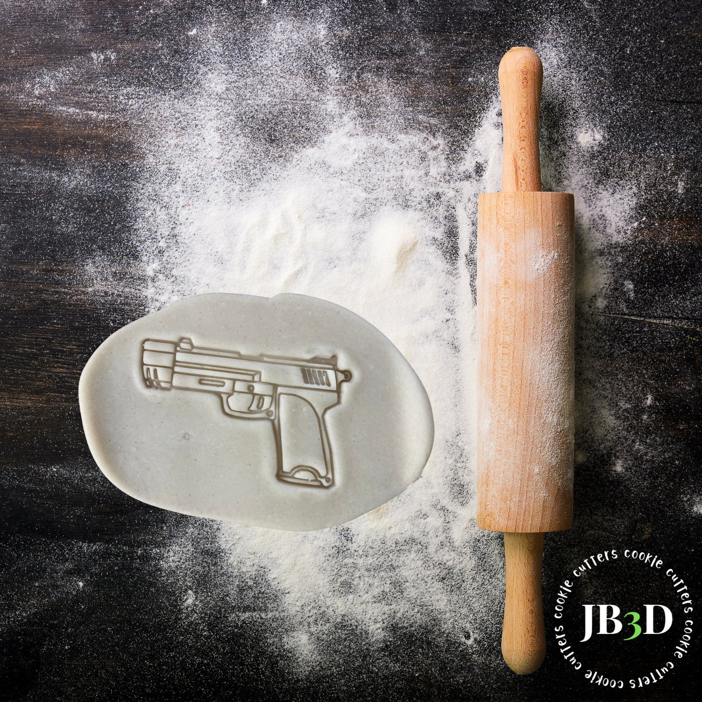 POLICE Cookie Cutter and stamp
