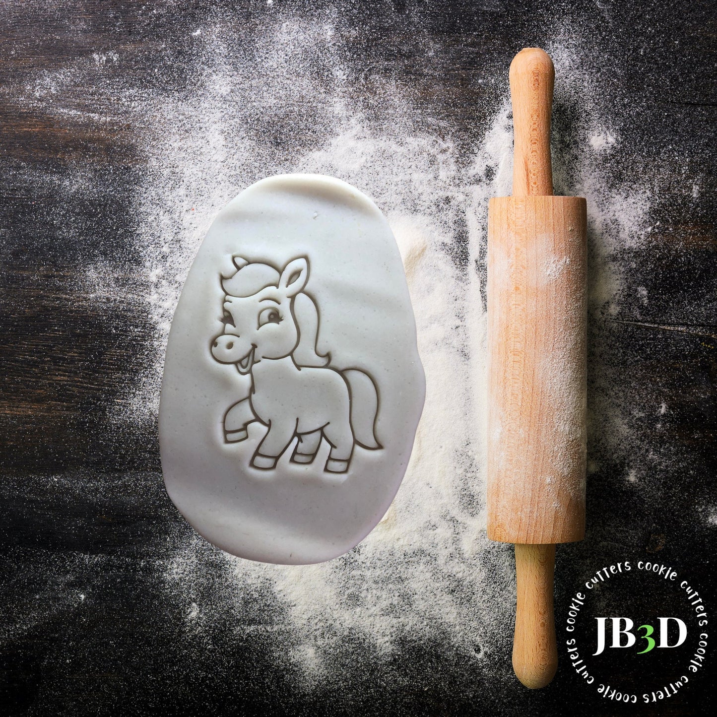 HORSE PONY Cutter and Stamp