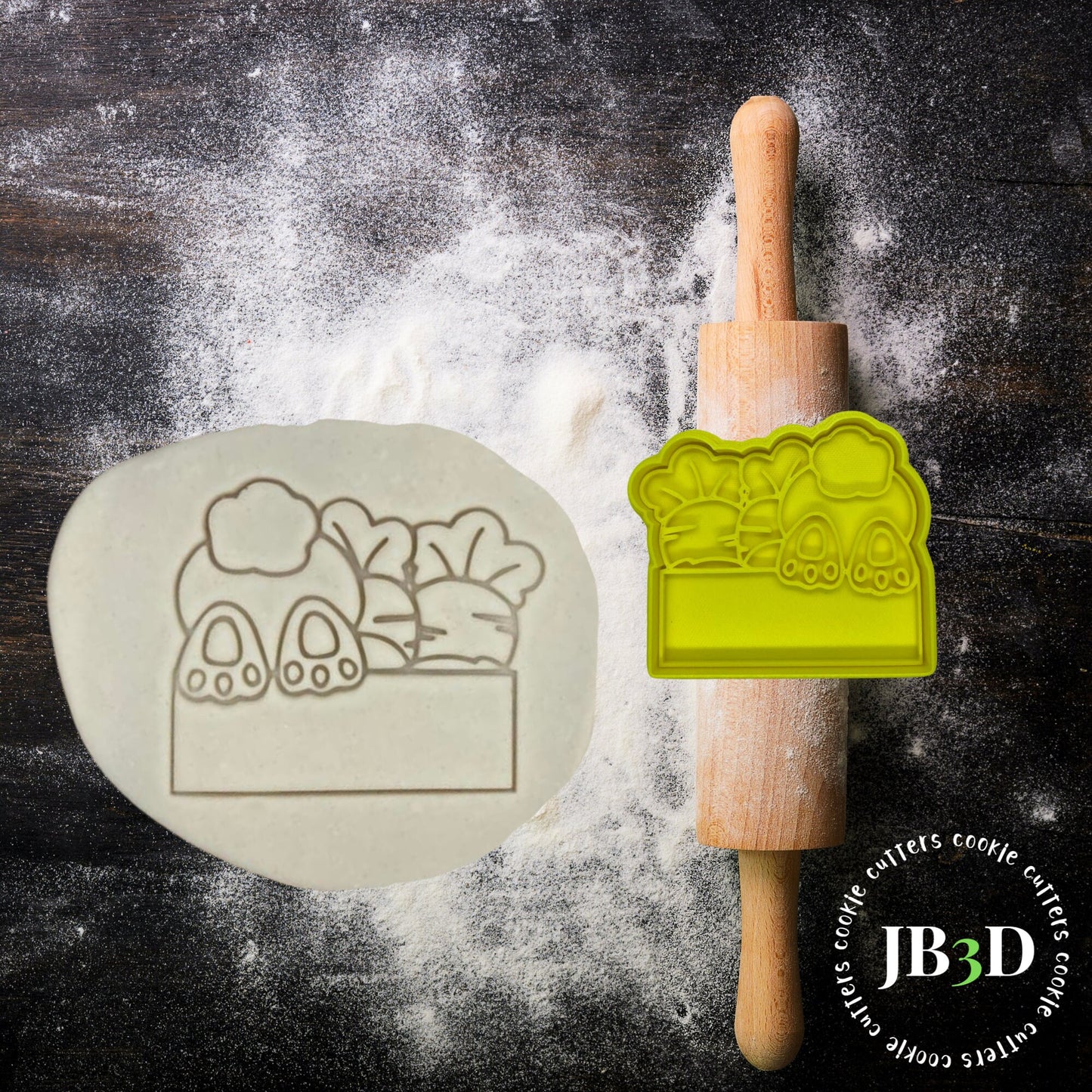 Easter customisable Cookie Cutters and stamps