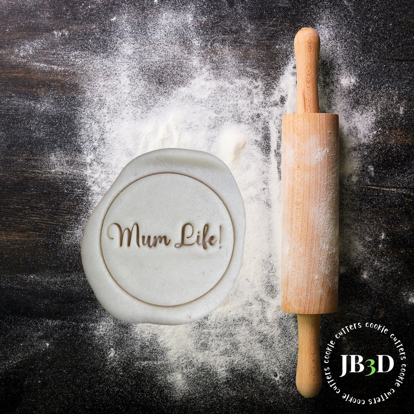 MUM LIFE Mothers Day Cookie Stamp