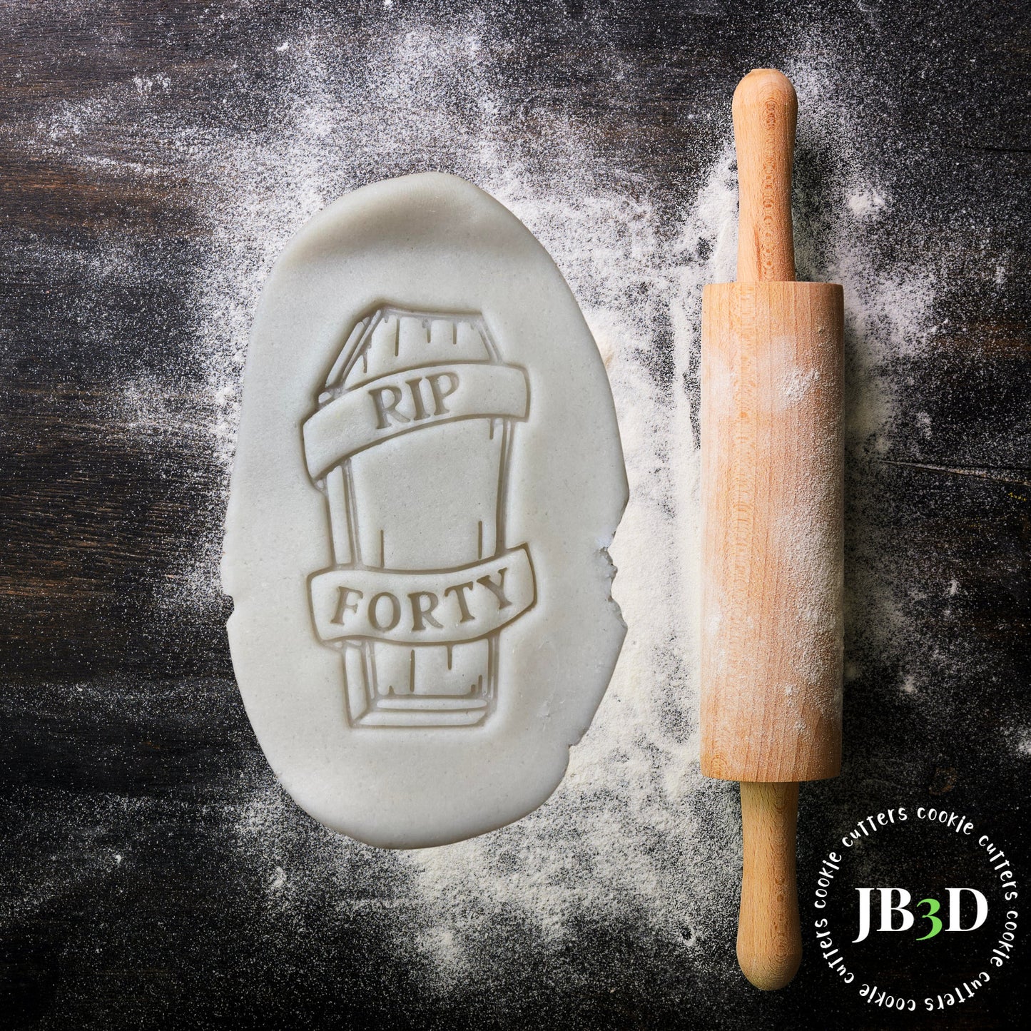 AGE DEATH COOKIES Grim Reaper etc Cookie Cutter and Stamp
