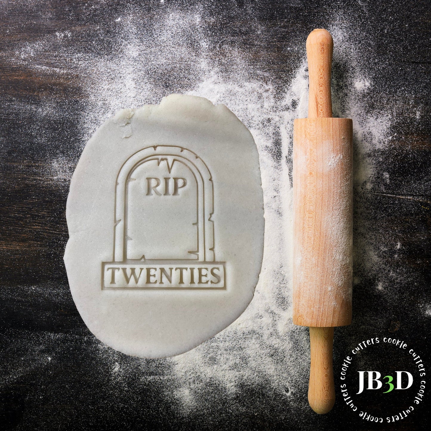 AGE DEATH COOKIES Grim Reaper etc Cookie Cutter and Stamp