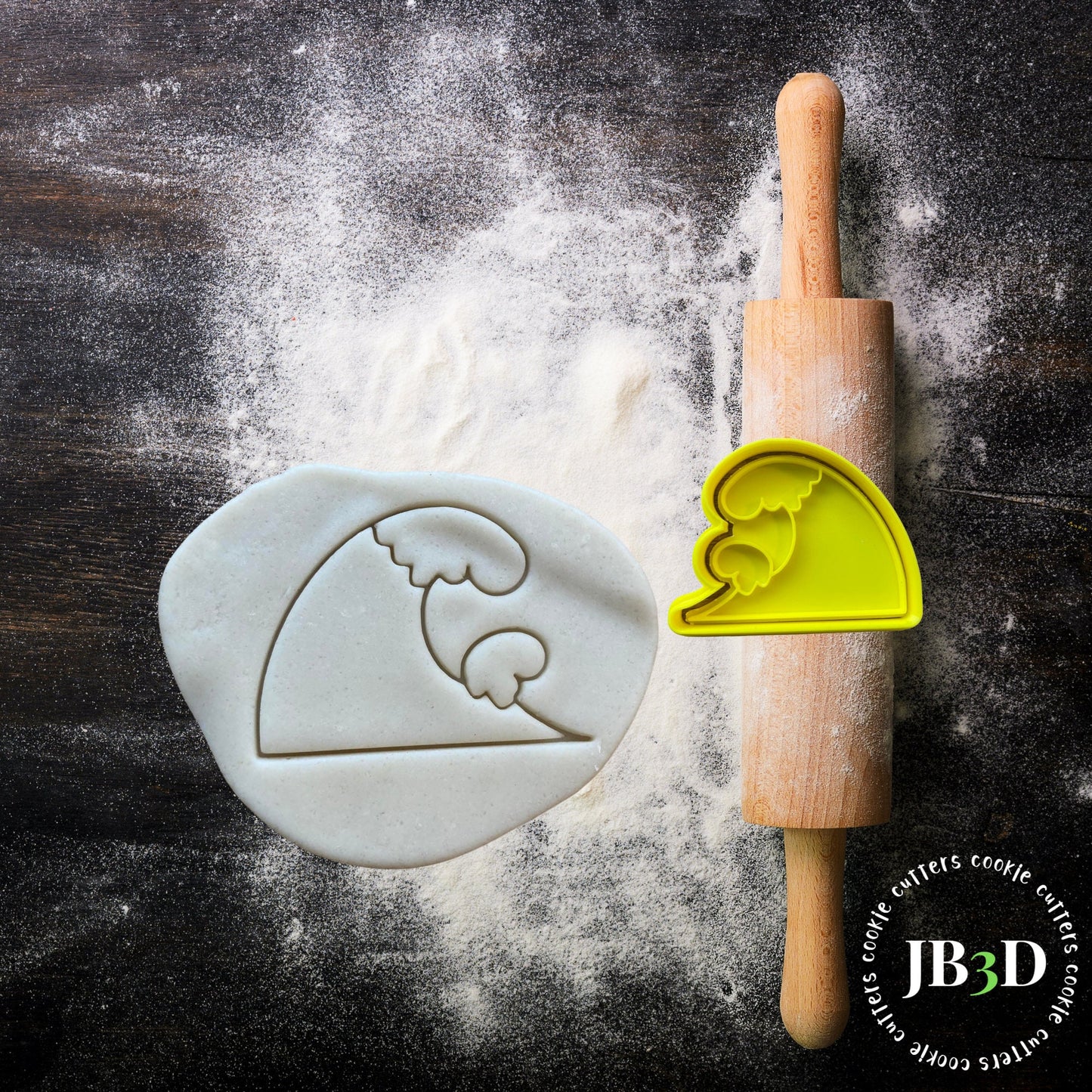 SURFBOARD and WAVE Cookie Cutters and Stamps