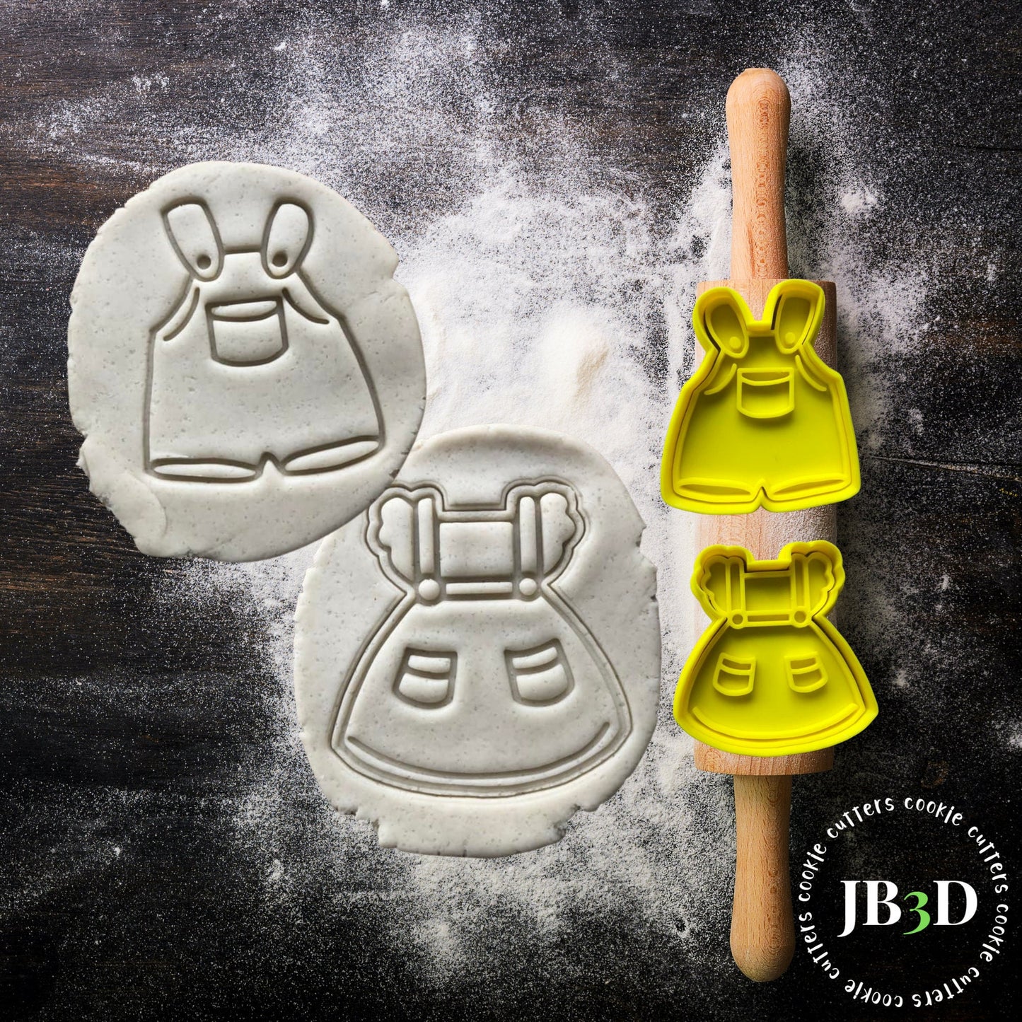 BABY CLOTHES Overalls Cookie Cutter and Embossers