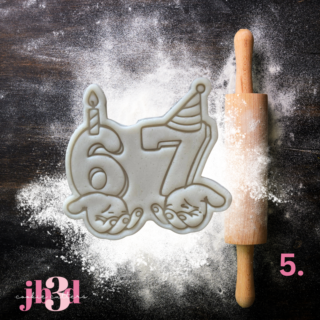 Six Seven 67 Cutters & Embosser Stamps