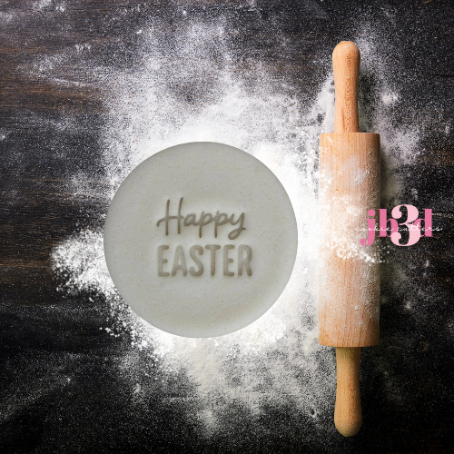 Happy Easter 70mm Embosser Stamp