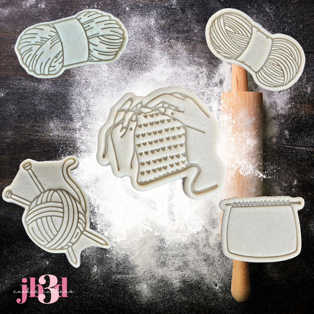 Knitting - Cutters & Embosser Stamps