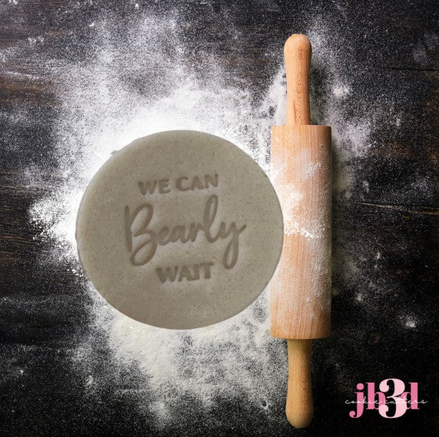 We can Bearly Wait - 70mm Embosser Stamp