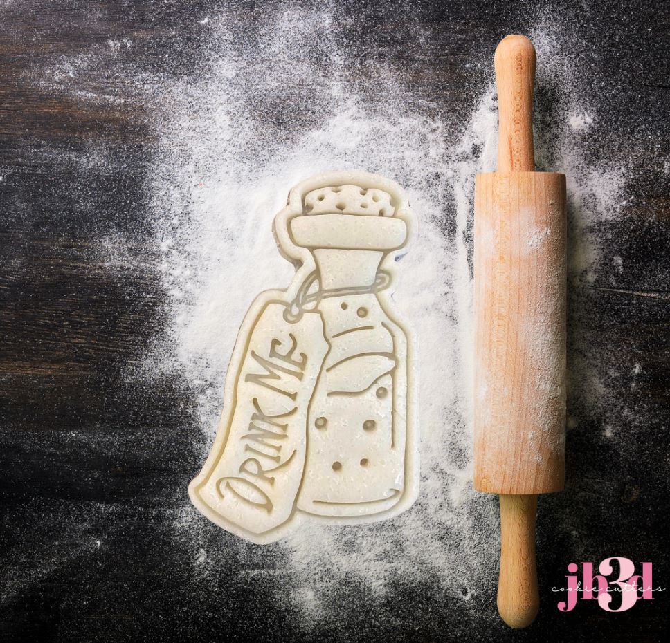 Drink Me - Alice - Cutter & Embosser Stamp