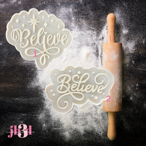 Believe - Cutters & Debosser Stamps