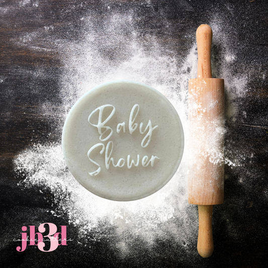 Baby Shower 70mm Debosser Stamp